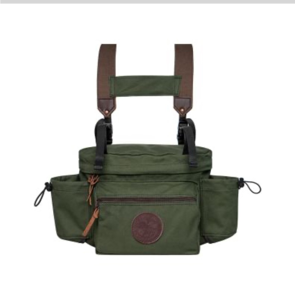 Lumbar Pack/Belt Bag with Harness Olive Green